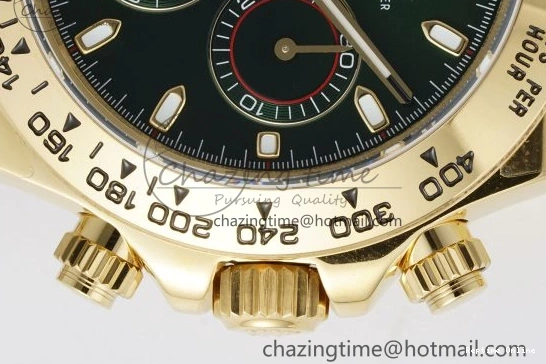 0502 Daytona 116508 QF 1:1 Best Edition Green Dial on YG Bracelet SA4130 V ComfortFit 1761